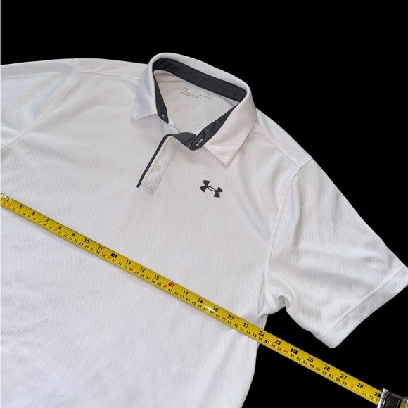 Under Armour Polo T Shirt 100% Polyester Men Size XL Loose Fit - Picture 2 of 4